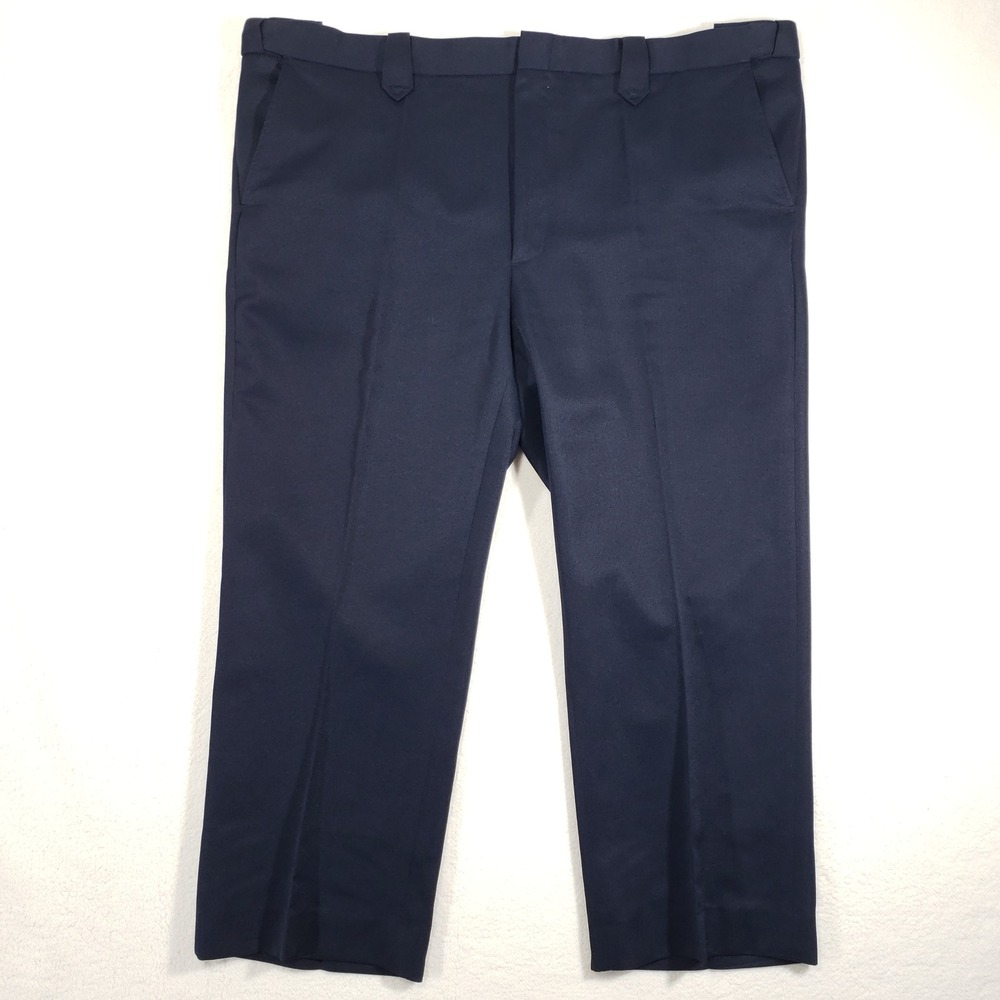 Circle S Western Dress Pants‎ Mens 46 Navy Blue Keystone Belt Loops XPand